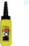 Pendant control station XAC-A, 2 pushbuttons 1 Emergency stop. range of product: Harmony XAC - product or component type: pendant control station - control station name: XACA - control station type: double insulated - electrical circuit type: control ...