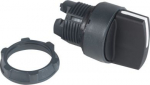 Black selector switch head &Oslash;22 2-position stay put ZB5AD2 | 3389110904963