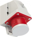 Wall mounted plug 5x16A (3P+N+PE) 6h IP44 red 515-6d | 9003399058905