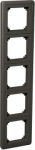 5-gang frame, anthracite, Exxact Combi WDE003805 | 3606480208805