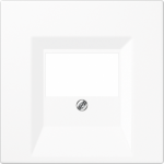 Cover plate for Audio/USB socket, white, LS LS969TWW | 4011377110304