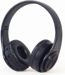 Wireless headphones, Bluetooth, Built-in microphone, Stereo, LED, Black BHP-LED-01 | 8716309123105