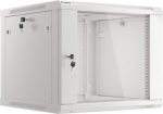 Lanberg | Rack cabinet 19" wall-mount 9U/600x600 (flat pack) with glass door | WF01-6609-10S | Grey WF01-6609-10S | 5901969403121