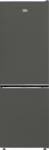 BEKO Refrigerator | B3RCNA344HG | Energy efficiency class E | Free standing | Combi | Height 179.6 cm | No Frost system | Fridge net capacity 209 L | Freezer net capacity 92 L | Display | 37 dB | Grey B3RCNA344HG | 8690842691522