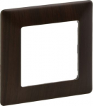 Plate Valena Life - 1 gang - dark wood 754171 | 3414970456403