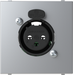 Color: Silver.   Front: 1x XLR female connector.   Rear: screw terminals.   Size: 2 module. 2CLA225510N1301 | 8427238224466