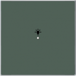 Cover plate Symbol "light" for Switch/push button Single push button Dune - Sky Niessen 2CLA852626A1901 | 8427238227580