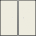 RF switch 2 channel Radio Control White - Sky Niessen 2CLA853120A1101 | 8427238146065