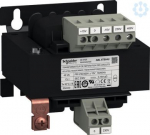 This ABL6 transformer supplies alternating current to control circuits while isolating them from mains power. It has a rated input voltage of 230V to 400V AC, a rated output voltage of 230V AC and a rated power of 40VA. It offers an economic way to s ...