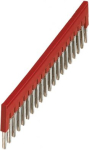 NSYTR plug-in bridge 20 ways for 4mm2 terminals. range: Linergy - product name: TR - device short name: TRA - accessory / separate part category: connection accessory - product compatibility: TRH IDC terminal block, TRP push-in terminal block, TRR sp ...