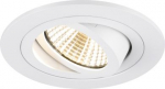 Downlight NEW TRIA 75, 8.3W, 3000K, 38&deg;,  IP20, round, white 1007403 | 4024163277648