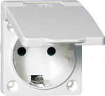 1-gang wall socket for installation, IP54, 16A 239619010 | 6438054001249