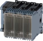 Switch disconnector with fuse 80 A, Size 1, 3-pole for LV HRC fuse Sz. 000 Front operating mechanism left Basic unit without handle Box terminal 3KF switch disconnector with fuses as main, EMERGENCY STOP or maintenance switch. Depending on their size ...