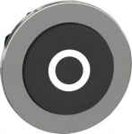 Head for illuminated push button, Harmony XB4, metal, black flush, 30mm, spring return, white marked ZB4FL232 | 3606489582401