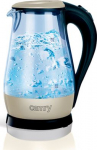 Electric Kettle Standard 2000 W, 1.7 L, Glass, Transparent/Black CR 1251W | 5908256836815