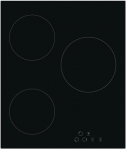 Simfer Hob H4.030.DECSP Vitroceramic, Number of burners/cooking zones 3, Touch, Black H4.030.DECSP | 8699272096204