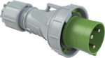 CEE Industrial plug 3x63A (2P+PE) 2h IP67 POWER TWIST green/grey 033-2 | 9003399697067