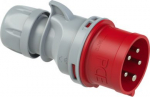 CEE Industrial plug 5x32A (3P+N+PE) 6h IP44 SHARK TT red/grey 7025-6TT | 9003399788024