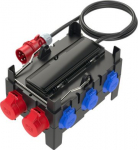 Distribution box ISCHL BV 2x16/5 4xSSD 2m5G2.5St16 H07 Ea IP44, plastic, mobile 9130074 | 9003399364457