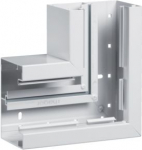 Flat angle of base profile for BRA 85x130mm lid 80mm of alu in pure white BRA8513059010 | 4012740841597