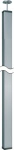 DA200 pressure fitting 3,1 - 3,4m, anodized DAS803100ELN | 4012740903066
