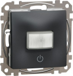 Motion sensor PIR 160&deg; 10A 5...1000lux Anthracite Sedna Design SDD114504 | 3606481467508
