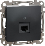 1xRJ45 data socket CAT5E STP anthracite Sedna Design SDD114461 | 3606481467225
