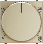 N2240.3 CV Thermostat with floor sensor, champagne Zenit 2CLA224030N1901 | 8427238099422