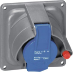 Socket with switch HYPRA Prisinter, 32A, 3P+N+E, 380&ndash;415V, IP44/55 052002 | 3245060520021