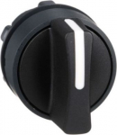 Black selector switch head &Oslash;22 3-position stay put ZB5AD3 | 3389110905069