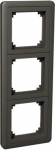 3-gang frame, anthracite, M-Smart SystM WDE003803 | 3606480208744