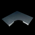 Elbow cover 90&deg; for covering the route with width 100 mm, suitable galvanized Zn+Mg+Al cable routes VO 90X100_ZM | 8595568938169