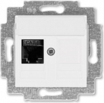 1xRJ45 DATA outlet CAT6, 5014H-A61017 03W, white, Levit 2CHH296117A6003 | 8592624111672