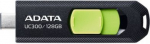 ADATA FlashDrive  UC300 128 GB,  USB 3.2 Gen 1, Black/Green ACHO-UC300-128G-RBK/ | 4711085939135