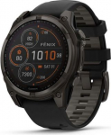 Smartwatch Fenix 8 51mm Solar Sapphire, melna 010-02907-11 | 753759339395