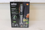 SALE OUT. Braun | Hand Blender | MQ9138XI MultiQuick 9 | Hand Blender | 1200 W | Ice crushing | Black/Stainless Steel | DAMAGED PACKAGING MQ9138XISO | 2000001359723