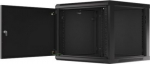 Lanberg | Rack cabinet 19" wall-mount 9U/600x600 (flat pack) for self-assembly with metal door | WF01-6609-00B | Black WF01-6609-00B | 5901969430134
