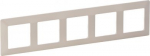 Plate Valena Life - 5 gang - ivory 754045 | 3414970454423