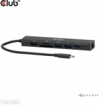 I/O HUB 7IN1 USB-C HDMI/100W CSV-2553 CLUB3D CSV-2553 | 8719214473563