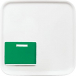 As cover for cancel button with LED telltale lamp. With green cancel button. As alternative to Ackermann covers 88881 H3 and 88881 H3N. 2CKA001724A4423 | 4011395260630