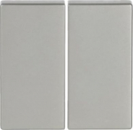 Rocker for Smart switch Two-part rocker stainless steel - Pure Stainless Steel 2CKA006730A0139 | 4011395275139