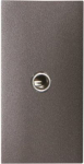Color: Anthracite.   Front: 1x Mini-Jack connector (3,5mm stereo audio jack)   Rear: screw terminals (3/4 wires)   Size: 1 module. 2CLA215540N1801 | 8427238142227
