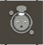 Color: Anthracite.   Front: 1x XLR female connector.   Rear: screw terminals.   Size: 2 module. 2CLA225510N1801 | 8427238224480