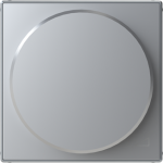 Color: SilverCover plate with rotatory knob for dimmer and DALI code: 8160, 8160.2, 8160.3, 8160.5, 8160.7, 8160.8, 8160.9, 8161.4, 8161.5 & 8161.8   Included: indicator neon lamp 2CLA856020A1301 | 8427238134970