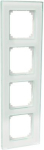 Cover frame, Exxact, Solid, 4 gangs, white WDE004004 | 3606480208553