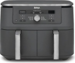 Dual Zone Airfryer | NINJA DZ400EU | Power 2470 W | Capacity 9.5 L | Gunmetal Grey DZ400EU | 622356322676
