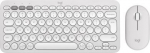 KEYBOARD +MOUSE COMBO PEBBLE 2/WHITE 920-012240 LOGITECH 920-012240 | 5099206115675