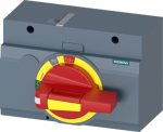 front mounted rotary operator emergency-off IEC IP30/40 accessory for: 3VA2 400/630 Manual operating mechanisms for 3VA molded-case circuit breakers. For easy operation of the molded-case circuit breaker 3VA - front operating mechanism, door coupling ...