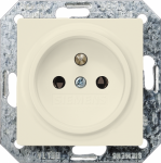 Socket outlet, 10/16A, 250V, w/grounding, CEE7, 55x55mm, electrical white, DELTA i-system 5UB1348 | 4001869057606