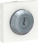 Key switch, New Unica, 3 positions, 16A, 2 modules, white NU370118 | 3606489456191